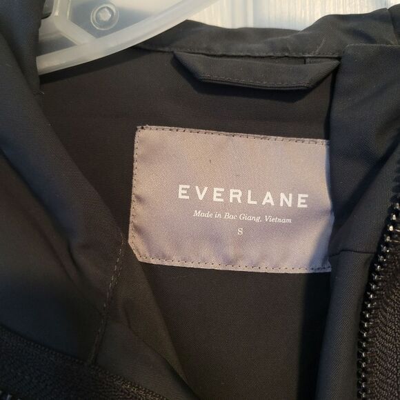 Everlane Black The City Anorak Rain Resistant Jacket Size Small - Picture 7 of 8